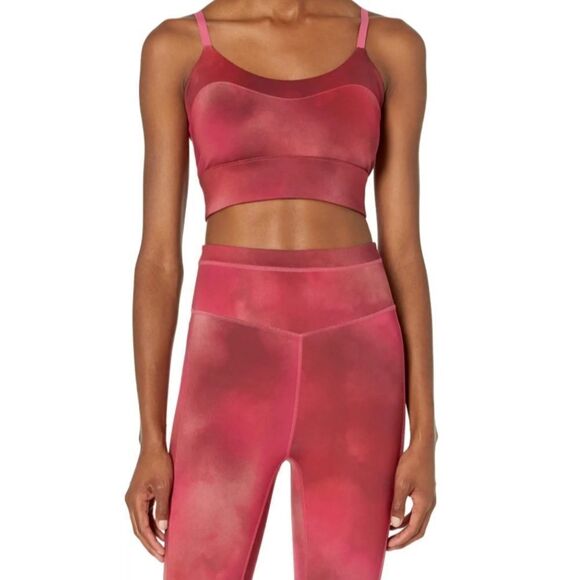 Nwt Free People FP Movement Reversible Beat The Heat Bra Wild Raspberry/Fig XS - Picture 2 of 7